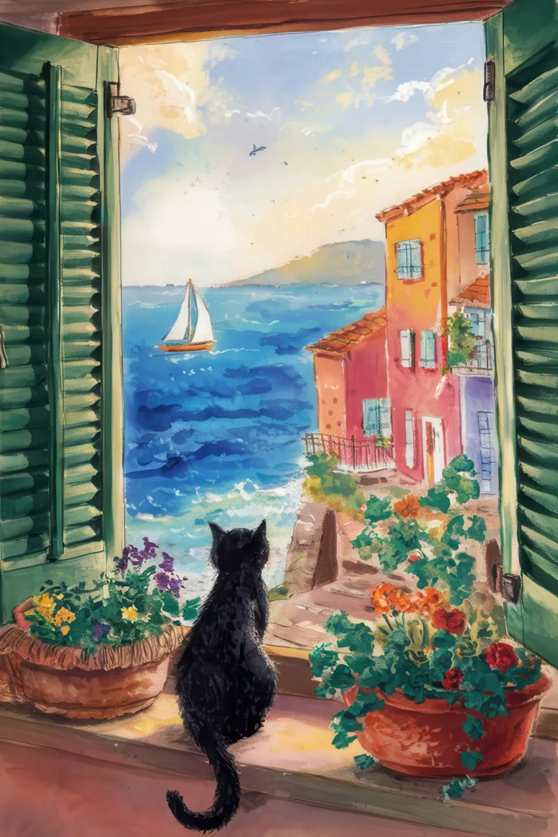 Feline Riviera Überblick Hahnemühle von Veil Maya