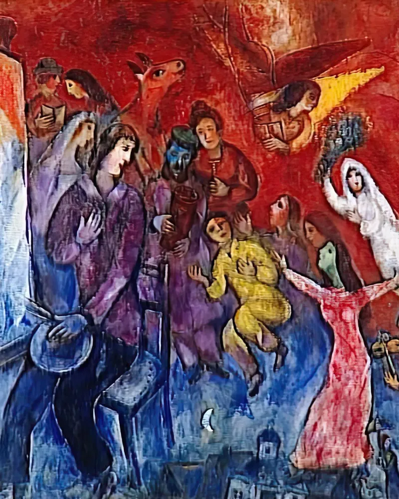 L'aspetto della famiglia dell'artista marc chagall carta hahnemühle da MC Exhebition