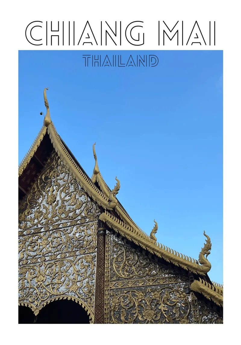 Perla del Nord - Chiang Mai, Thailandia tela con Cornice a cassetta da Roamance Studio