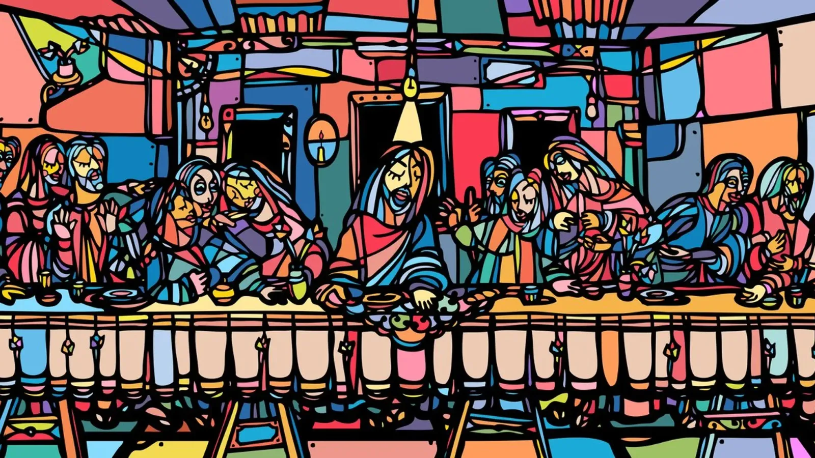 The Last Supper pellicola backlit da Ninhol