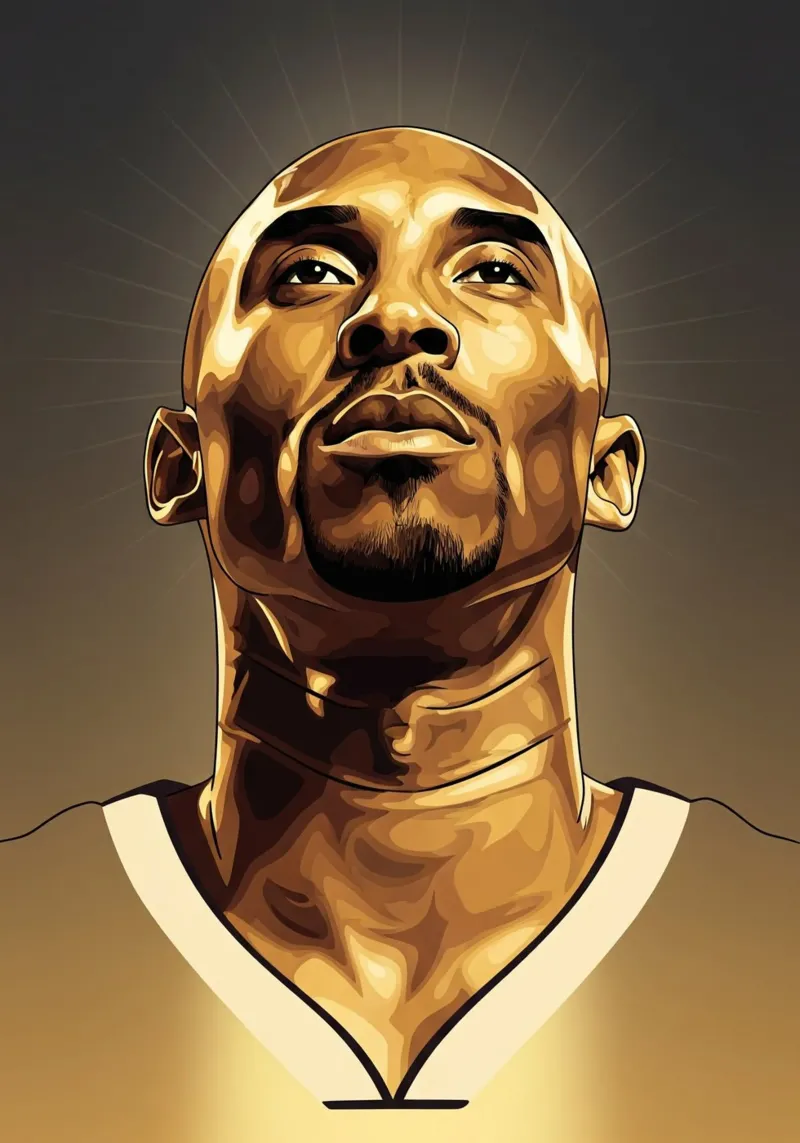 Kobe Bryant portrait (7) plexiglass da Lembayung art