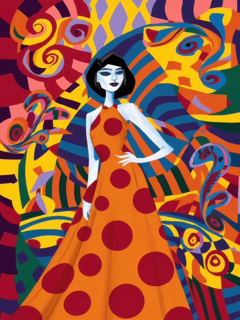 Fantasia in PolkaDot poster by Prism Ritual