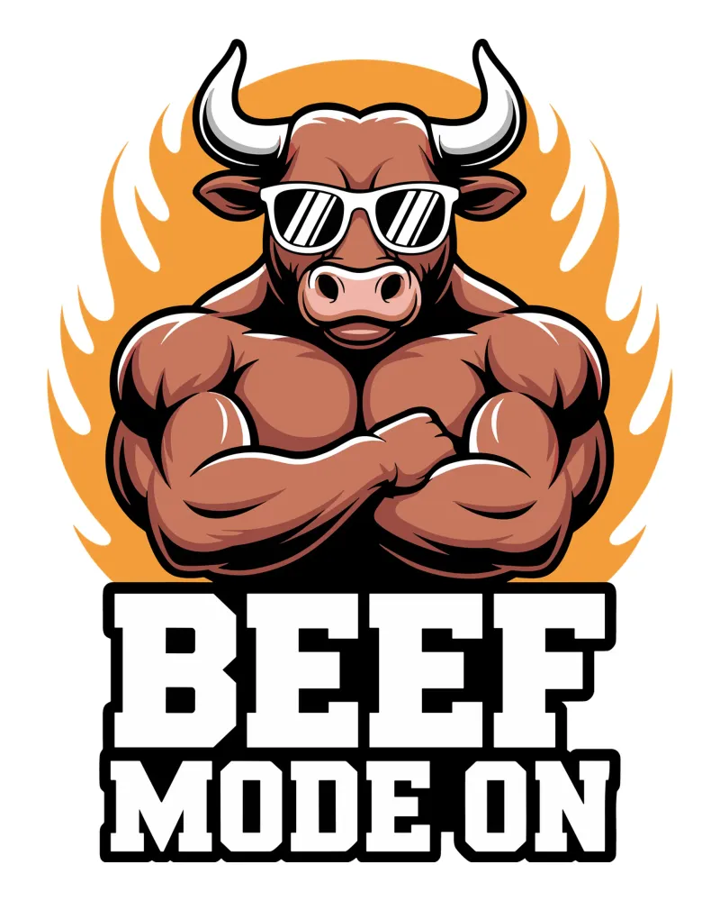 Beef Mode on pellicola backlit da Shirtfantastisch