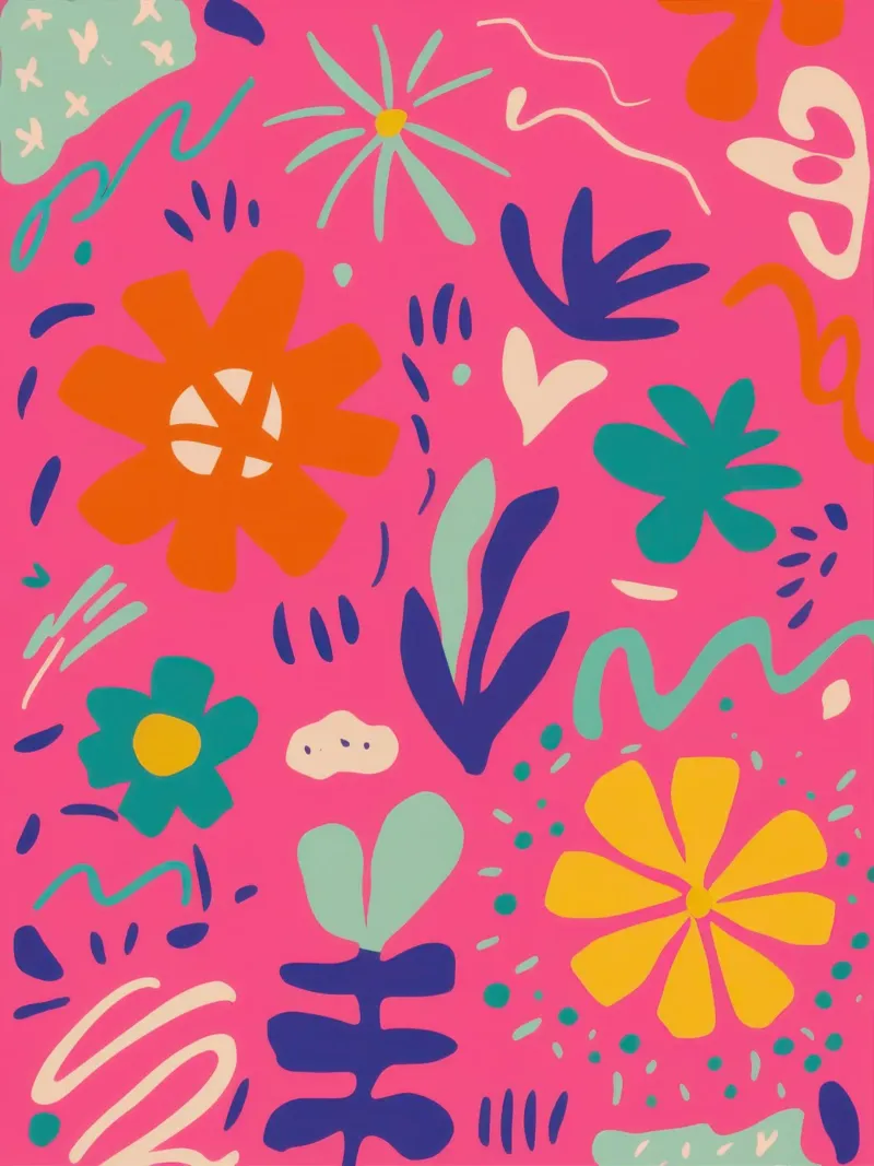 Pink Floral Dream poster by Frosh Pallete