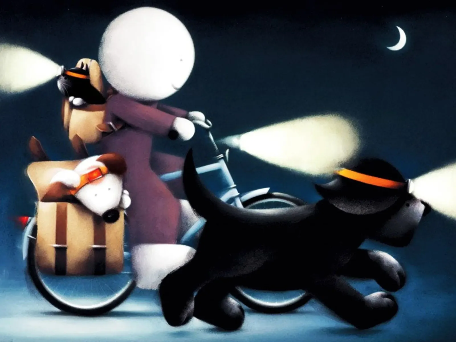 Sunday Riders by Doug Hyde canvas by Hyde Hi