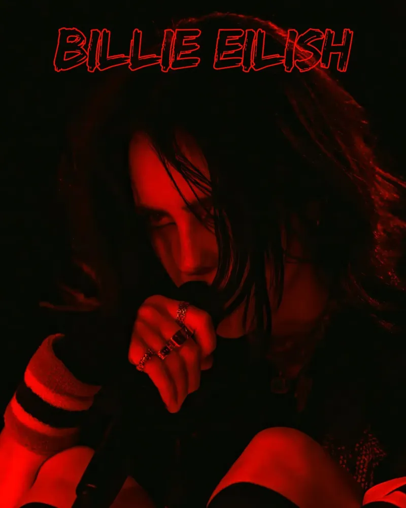 Billie Eilish - stampa 113 pellicola backlit da AudioLibrary