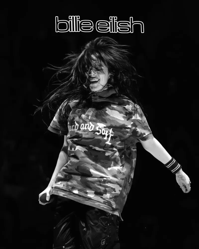Billie Eilish 037 pellicola backlit da AudioLibrary