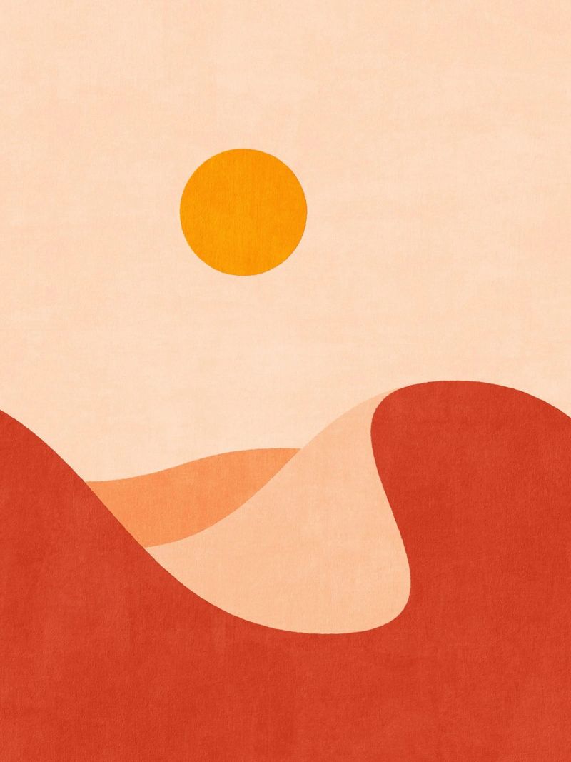 LANDSHAPES - Desert - Day poster by DANIEL COULMANN