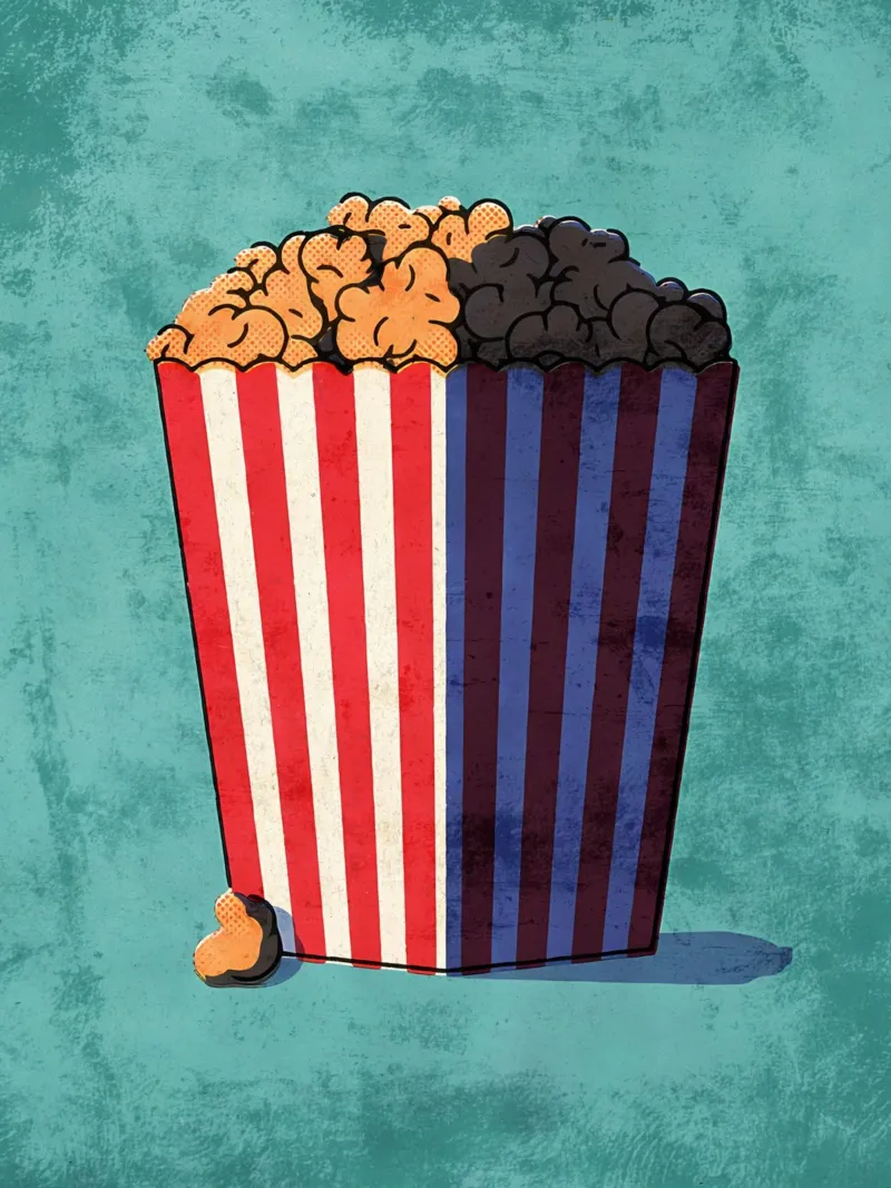 Popcorn pellicola backlit da Matlock Studio