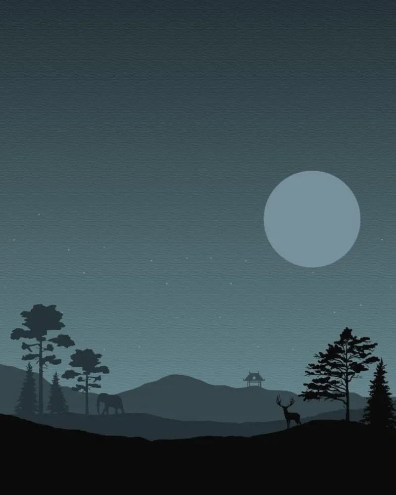 hills mountains poster con marco de aluminio de twillight