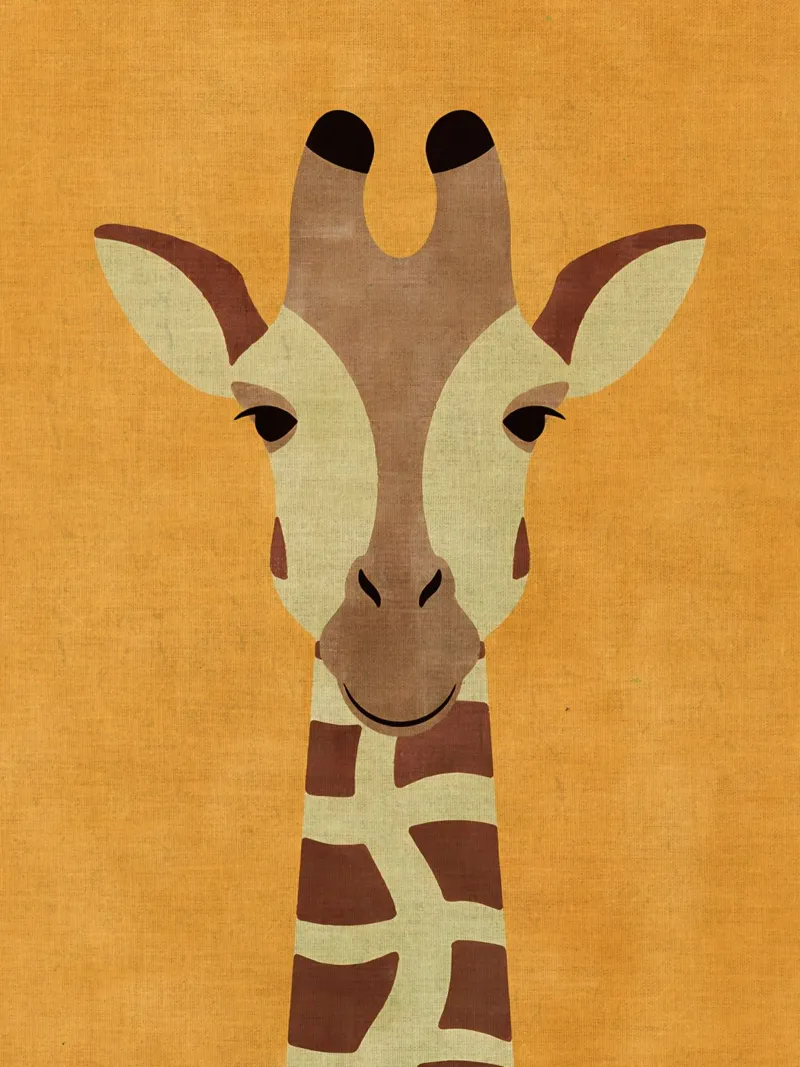 Giraffa pellicola backlit da Matlock Studio