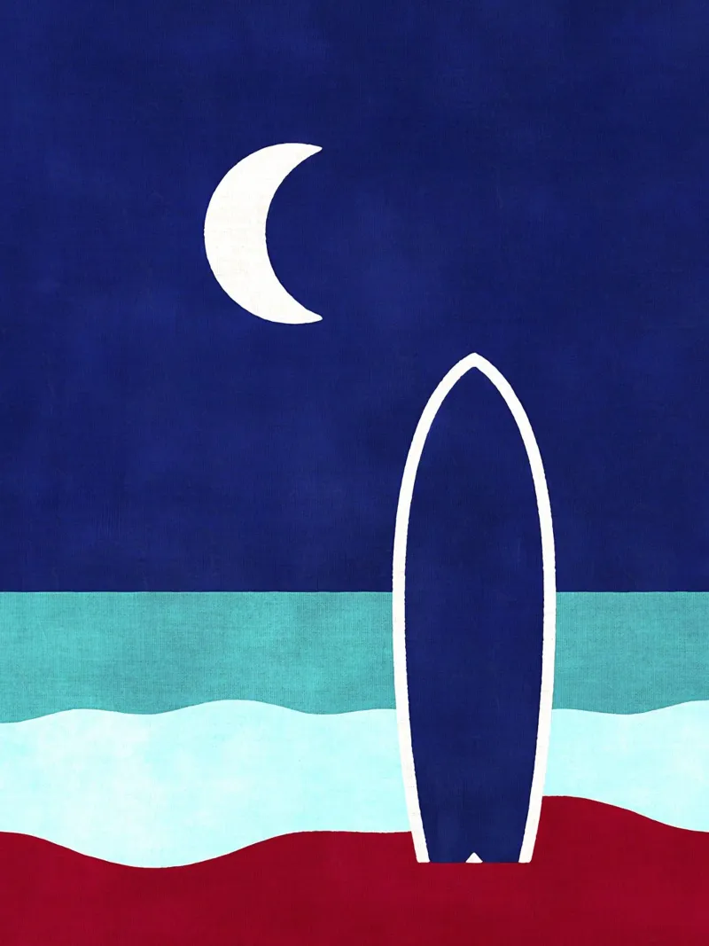Notte in spiaggia carta hahnemühle da Matlock Studio