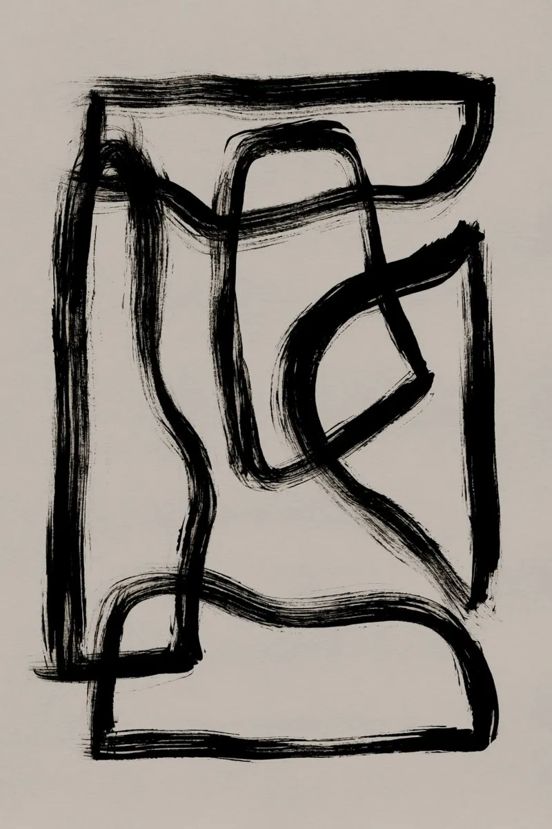 Brush Shapes 2 poster da Mareike Böhmer