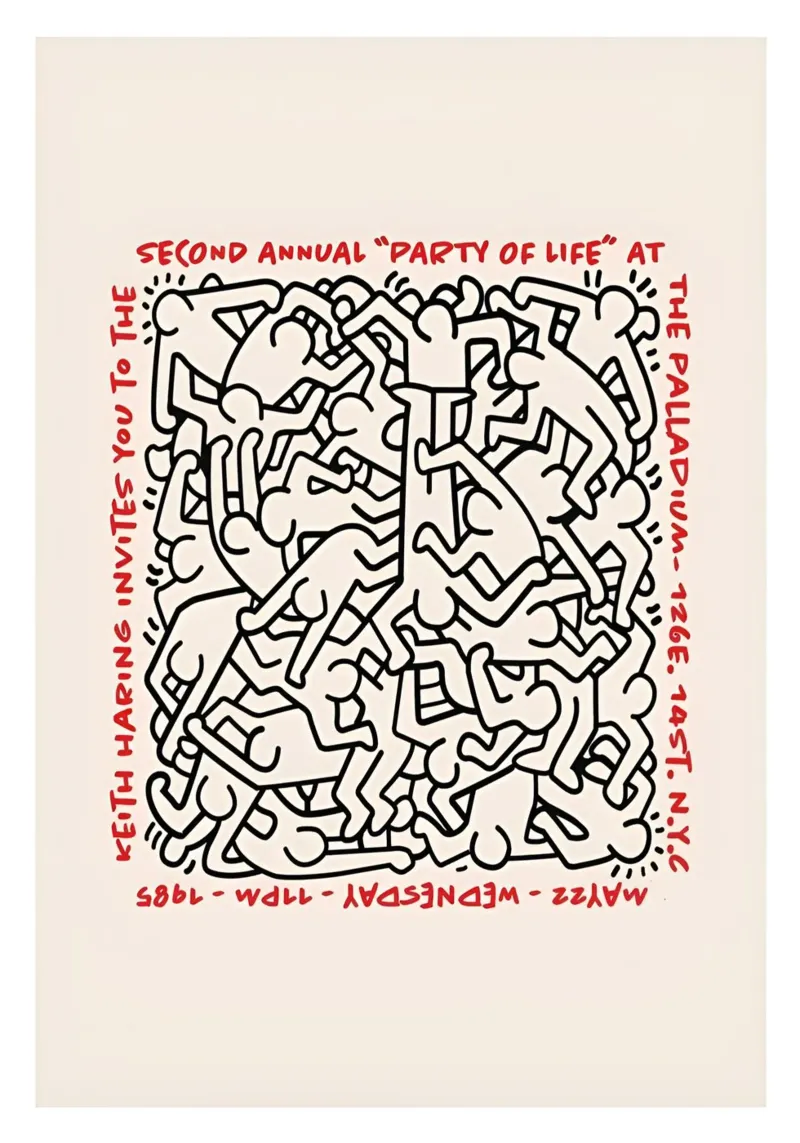 Keith Haring - American Artist pellicola backlit da Deepness