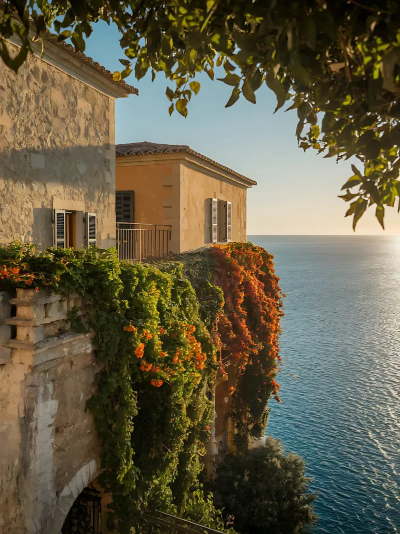 Maison en pierre au bord de la Méditerranée hahnemühle de Casa Limon