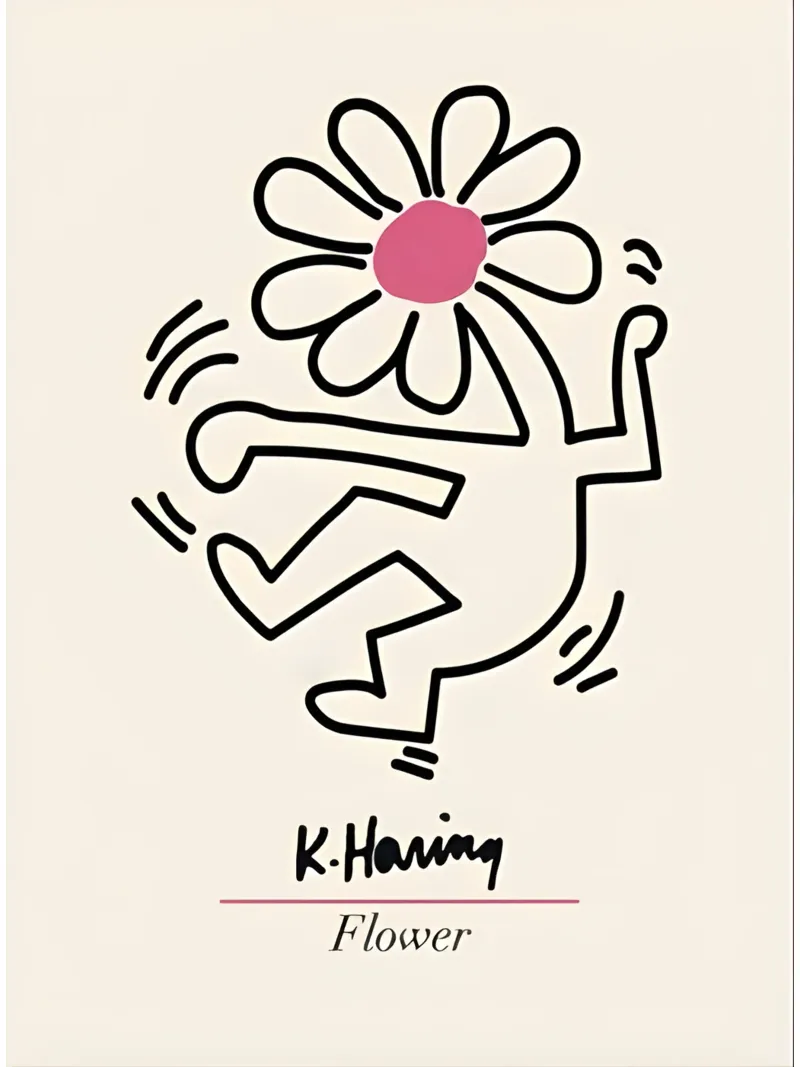 Keith Haring - Art Painting pellicola backlit da Deepness