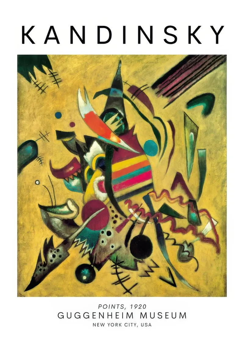 Wassily Kandinsky PUNTI, 1920 pellicola backlit da Kakakoi