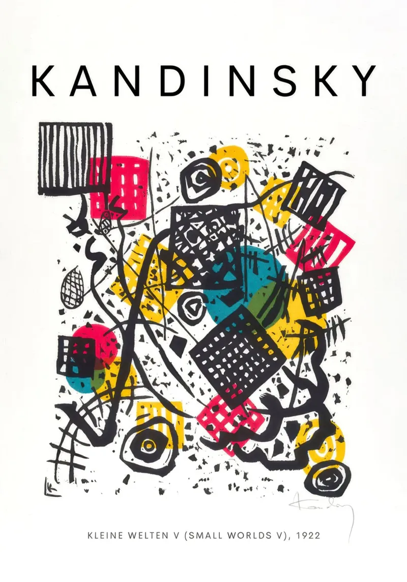 Wassily Kandinsky Piccoli mondi V (Piccoli mondi V) pellicola backlit da Kakakoi