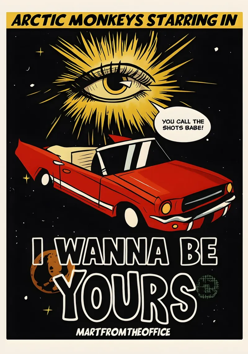 UCV Vintage Music Arctic Poster Monkeys Posters For Room alu-dibond by DGUnder
