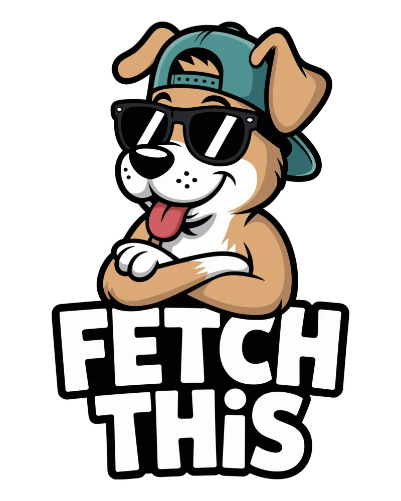 Fetch This Dog pellicola backlit da Shirtfantastisch