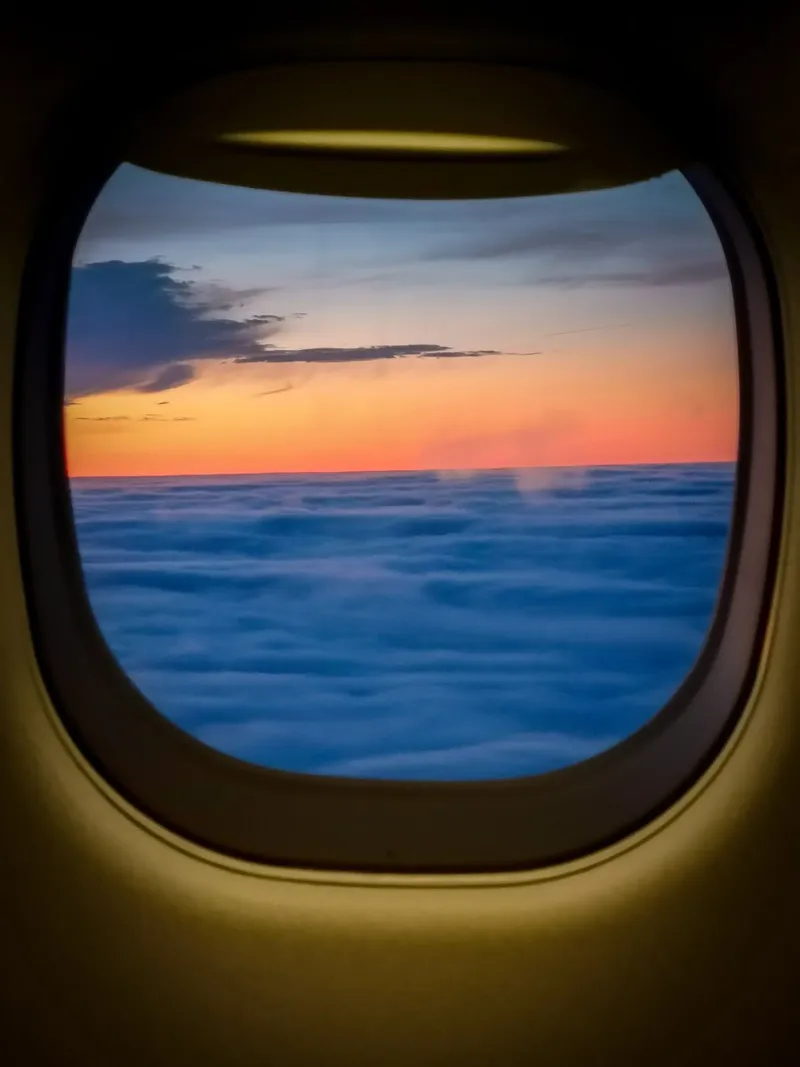 Sunset Above the Clouds canvas by PhotoVibe Decor