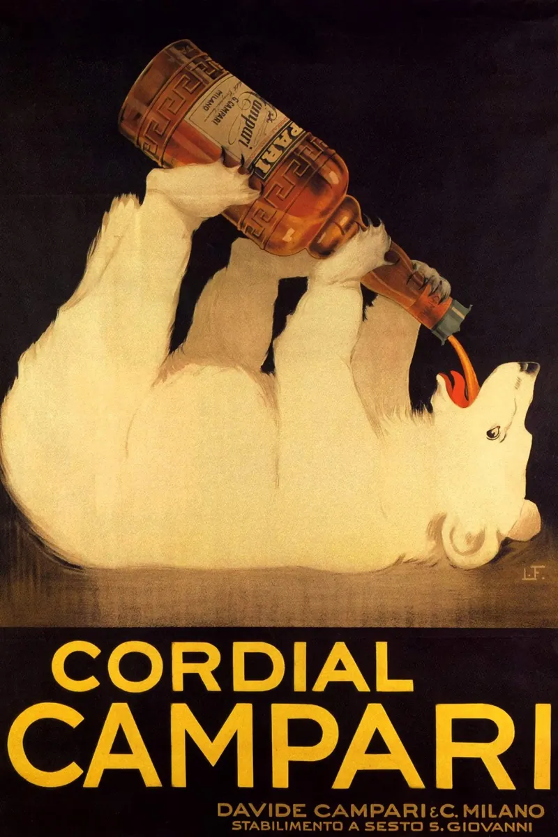 Cordial Campari pellicola backlit da Maya Elliott