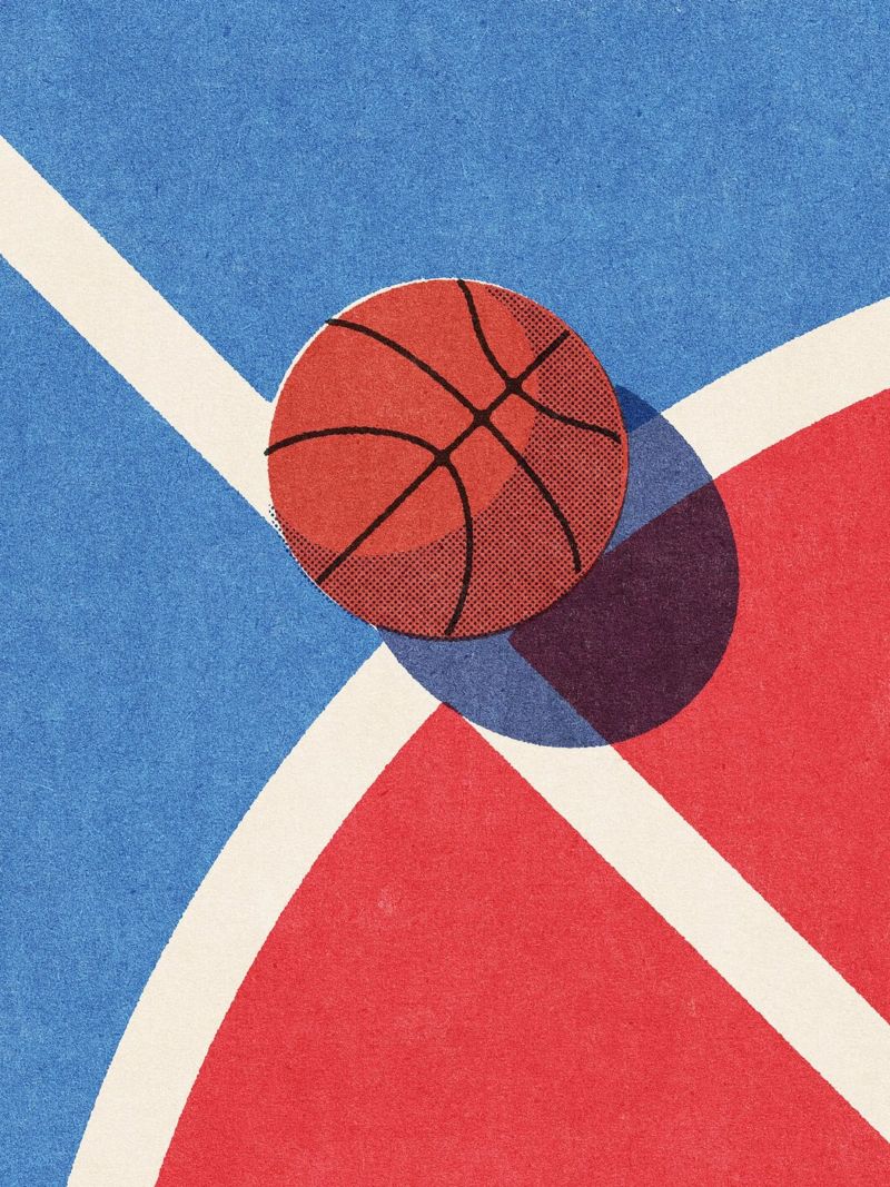 BALLS - Basketball - Outdoor - I poster de DANIEL COULMANN