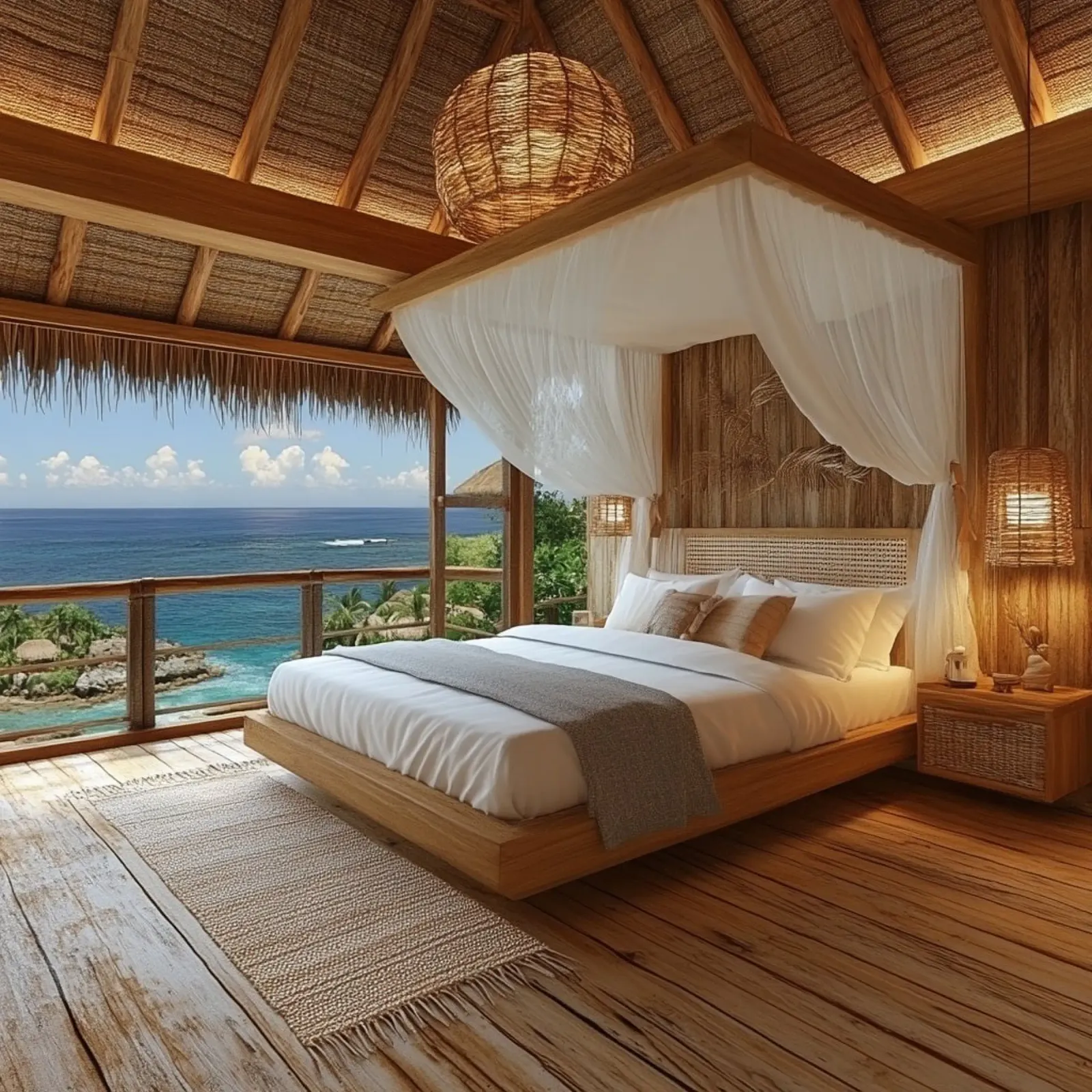 Bali Serenity Rituals poster con telaio in legno da Wanderlust Vibes