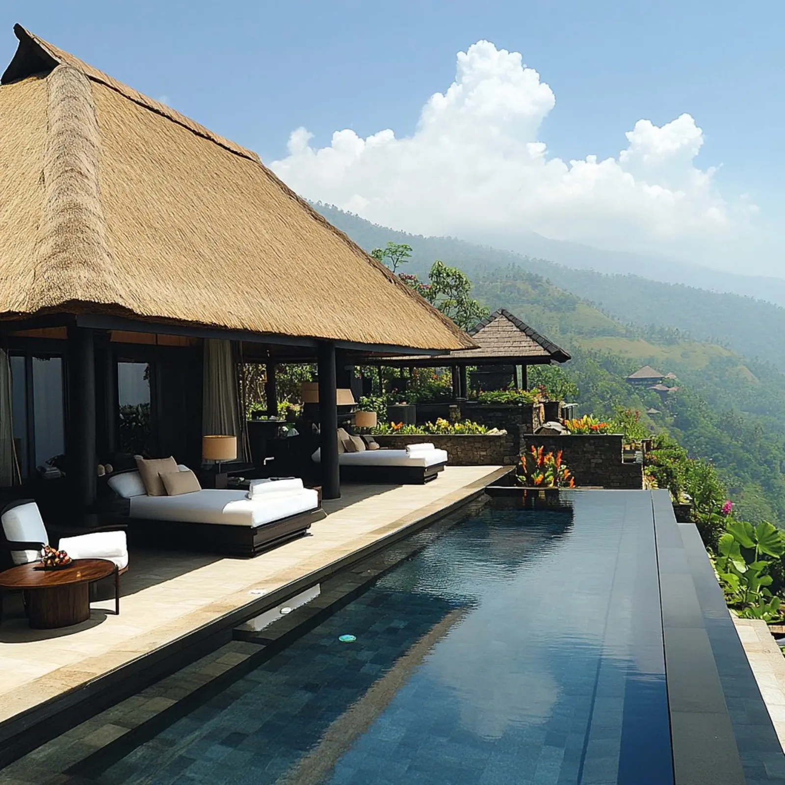 Bali Serenity Rituals poster con telaio in alluminio da Wanderlust Vibes