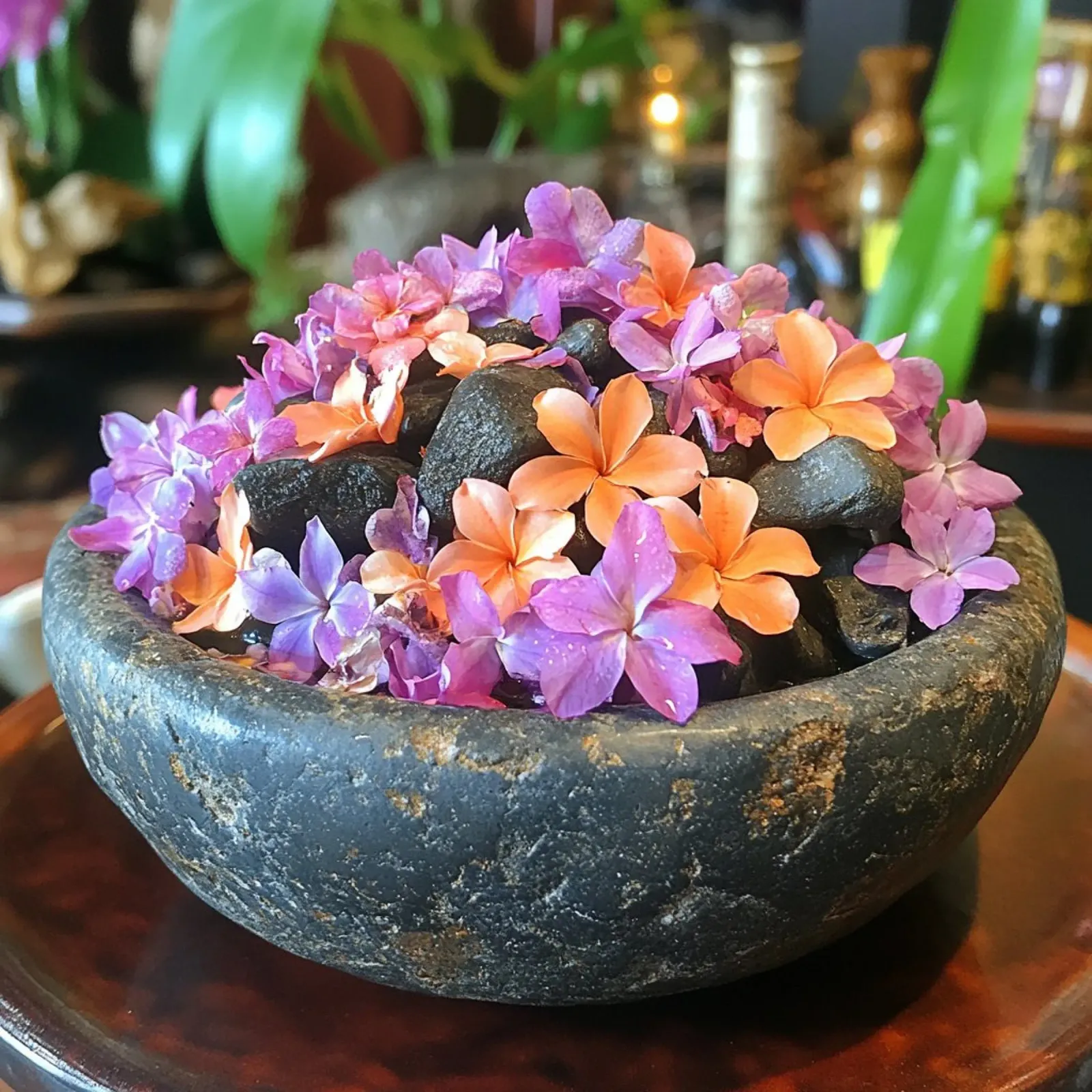 Bali Serenity Rituals tela con Cornice a cassetta da Wanderlust Vibes