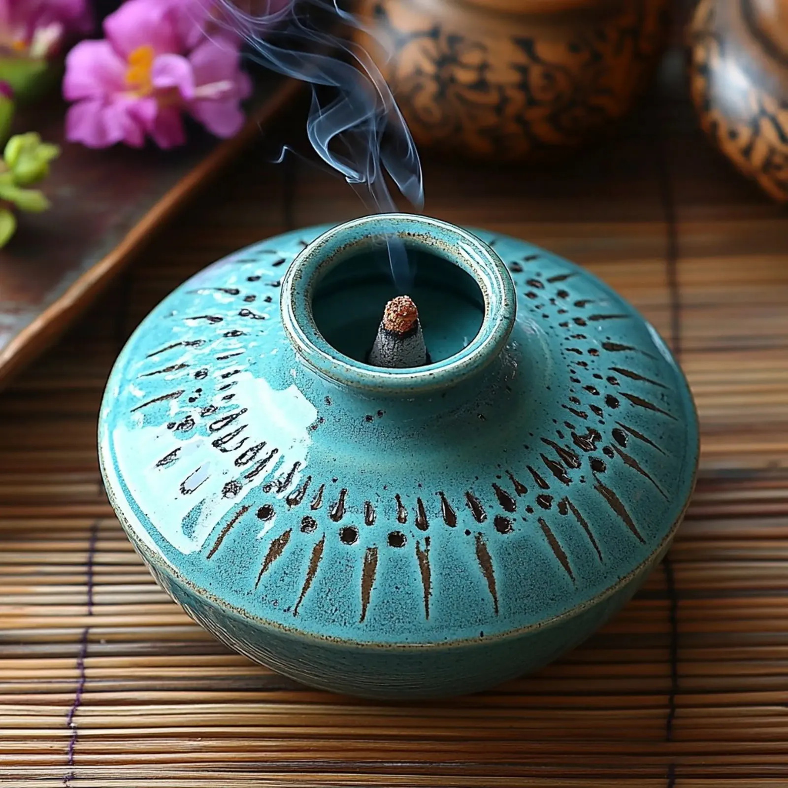 Bali Serenity Rituals tela con Cornice a cassetta da Wanderlust Vibes