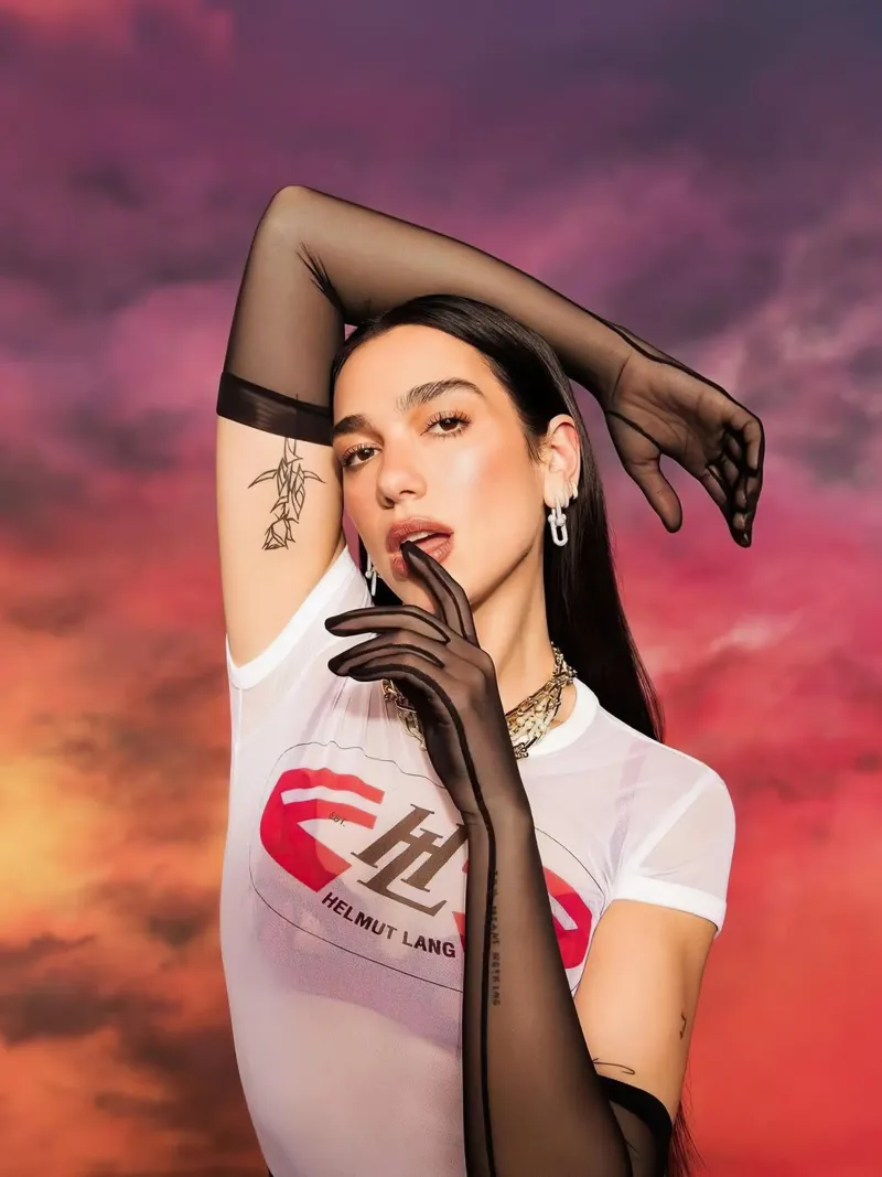 Dua Lipa alluminio dibond da Musadad Shop