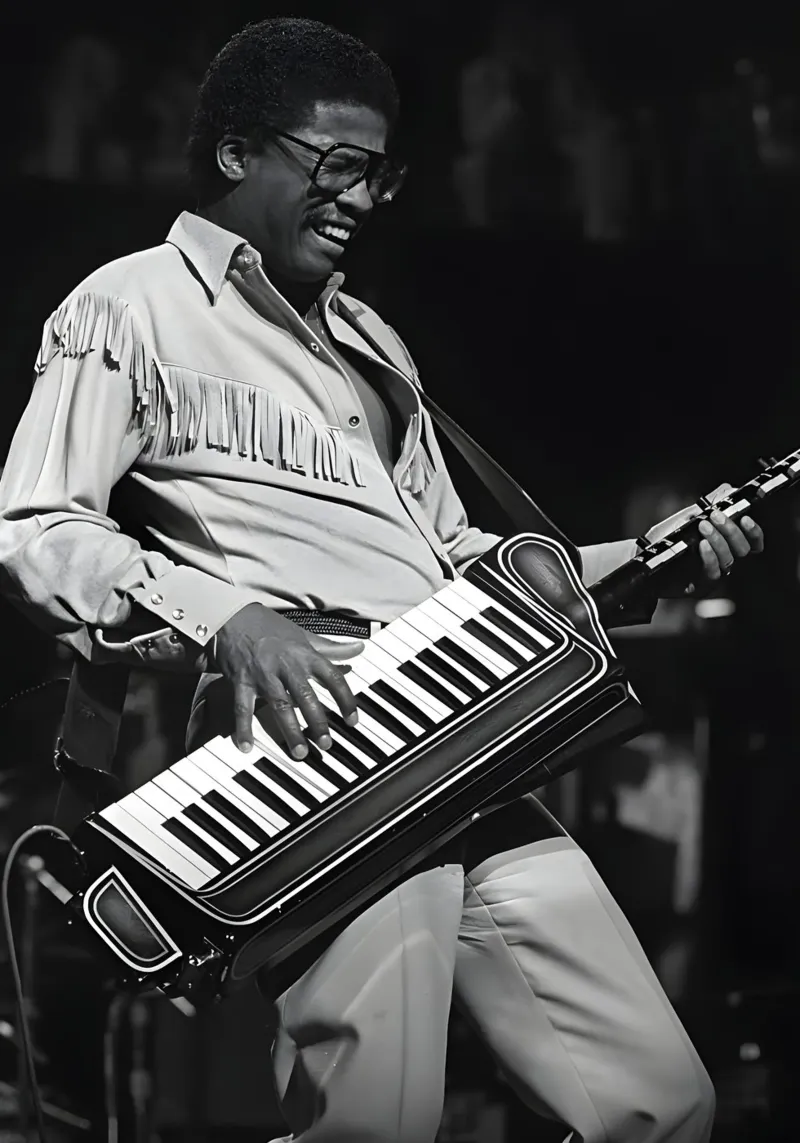 Herbie Hancock poster van Low poly art