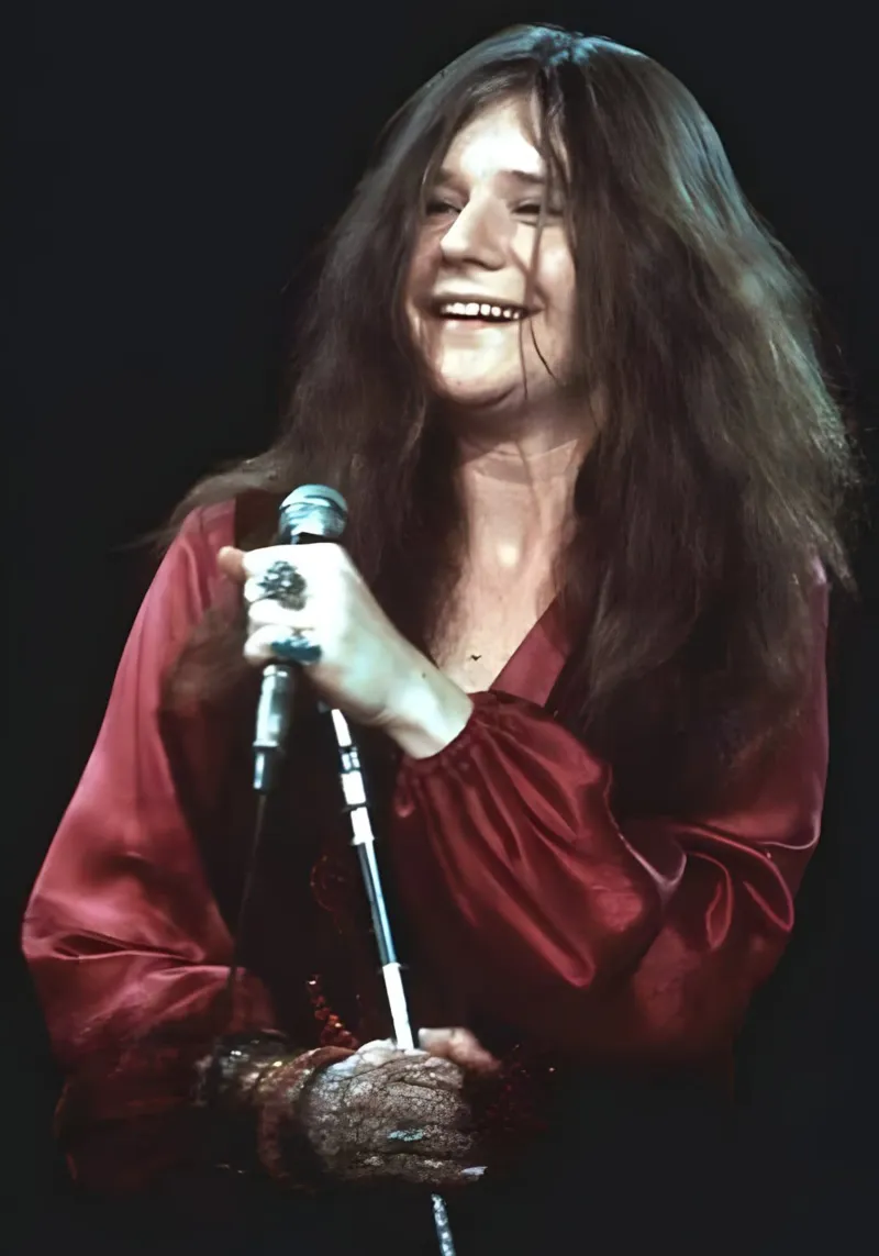 Janis Joplin backlit film by Low poly art