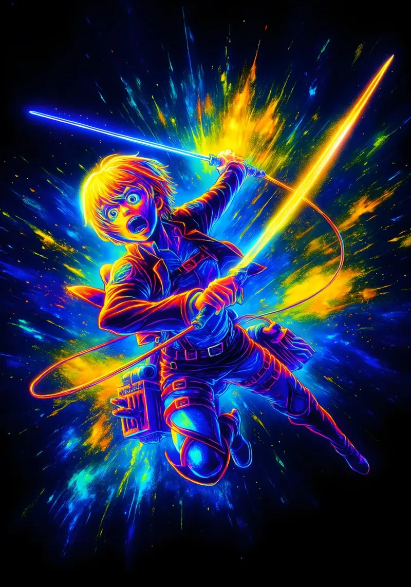Soul Of Attack on titan Armin Arlert plexiglass da DGSoulheroes