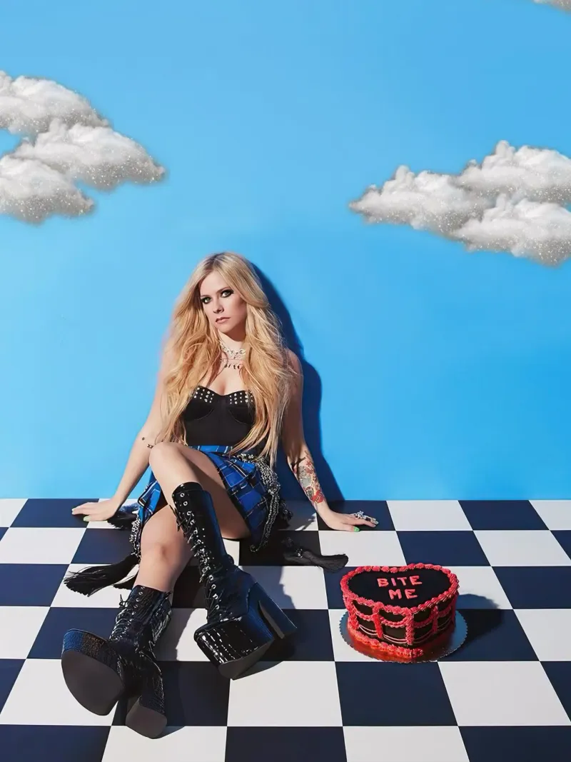 Avril Lavigne alluminio dibond da Musadad Shop