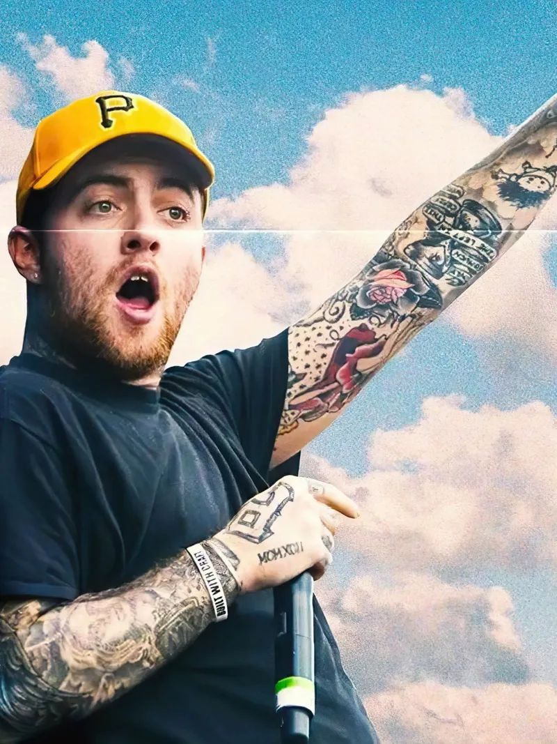 Mac Miller alluminio dibond da Musadad Shop