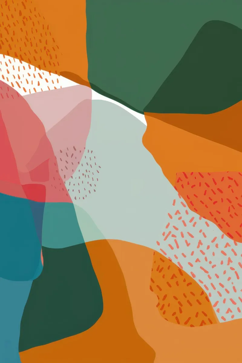 Gelaagd Texturaal Abstract poster van Bring Haven