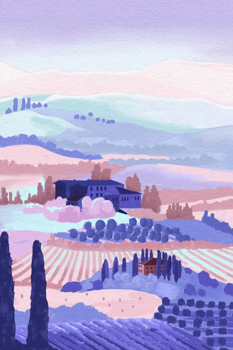 Toscana pellicola backlit da Goed Blauw