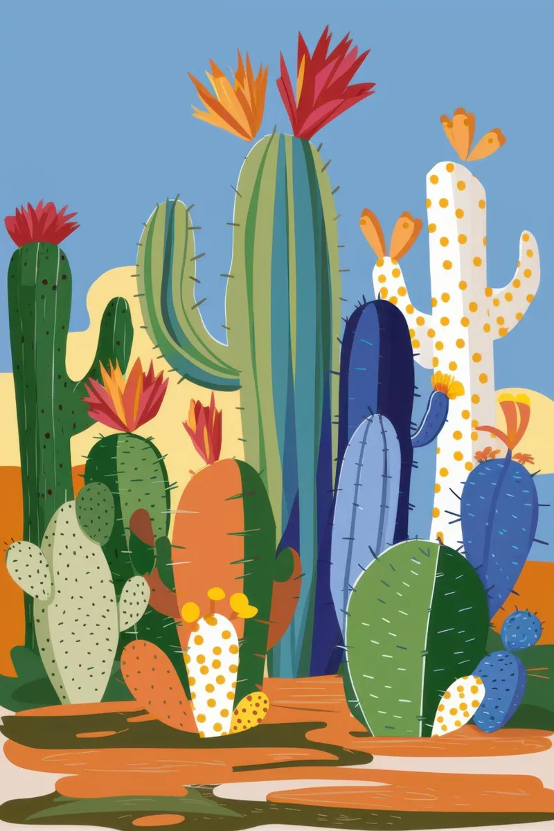La quiete dei fiori del deserto carta hahnemühle da Solar Paint