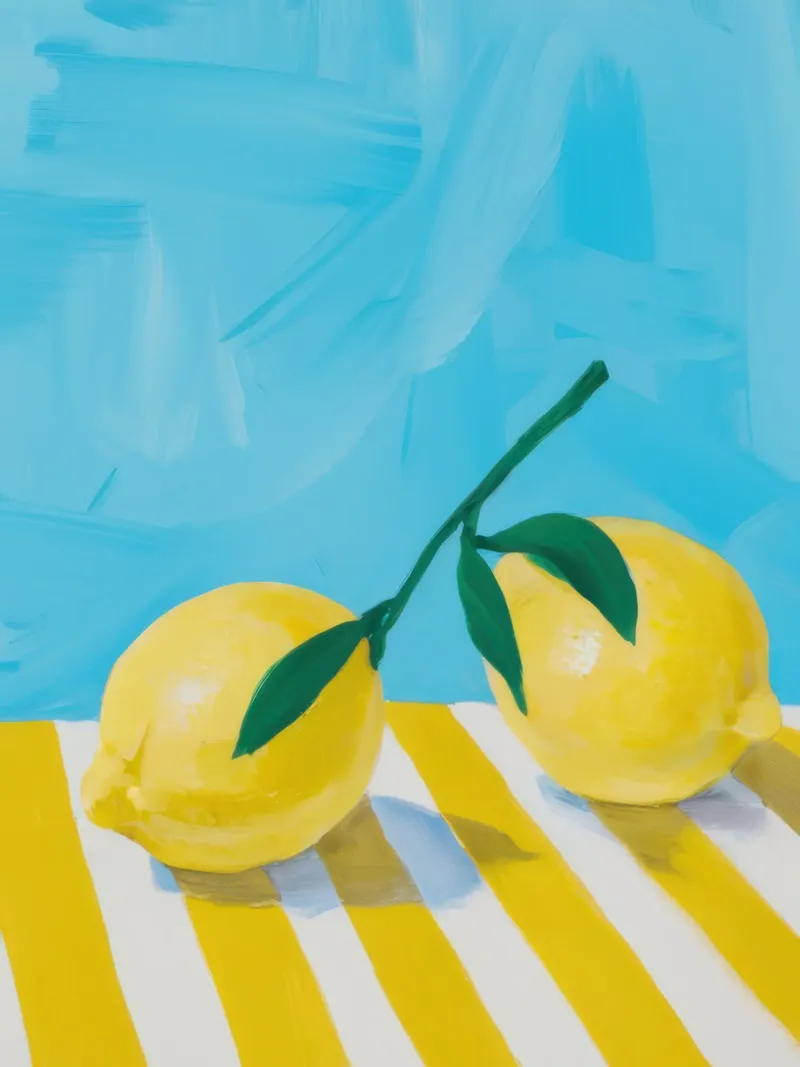 Limone chiaro pittorico alluminio dibond da Frosh Pallete