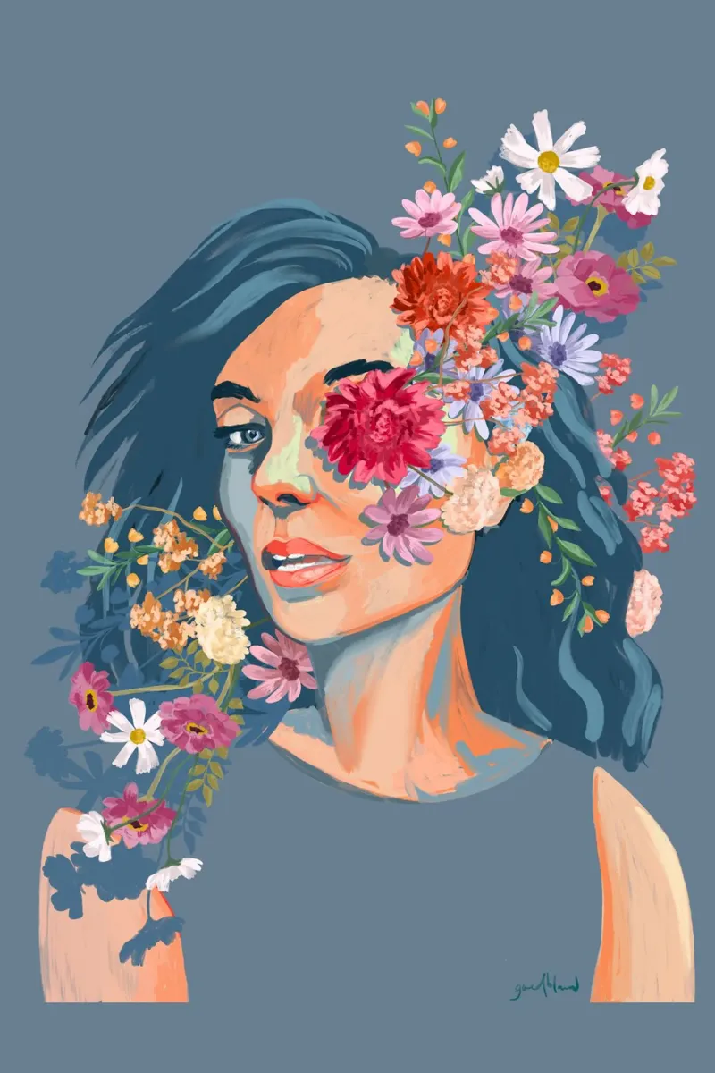Fieldflower hahnemühle by Goed Blauw