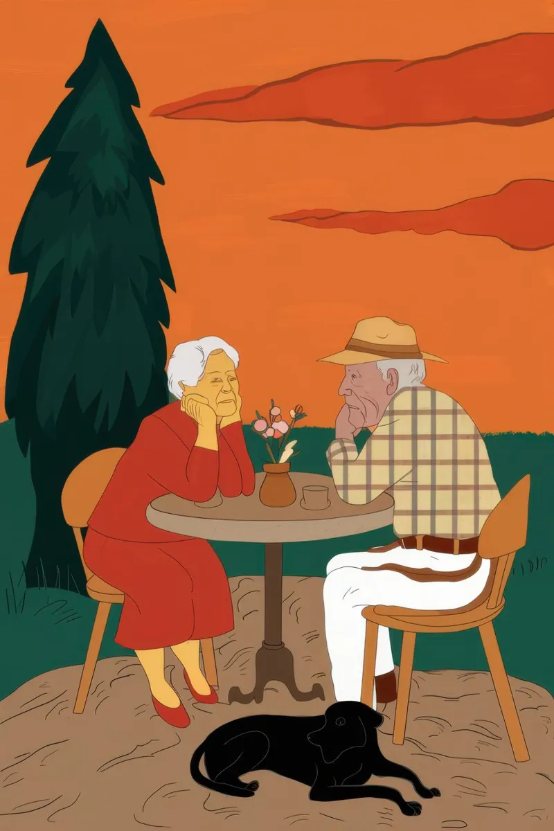 Golden Years Sunset poster by Bring Haven