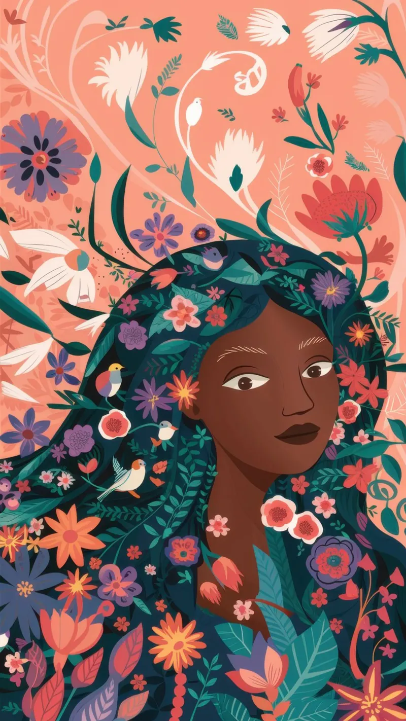 Floral Crowned Beauty forex plate by Bring Haven
