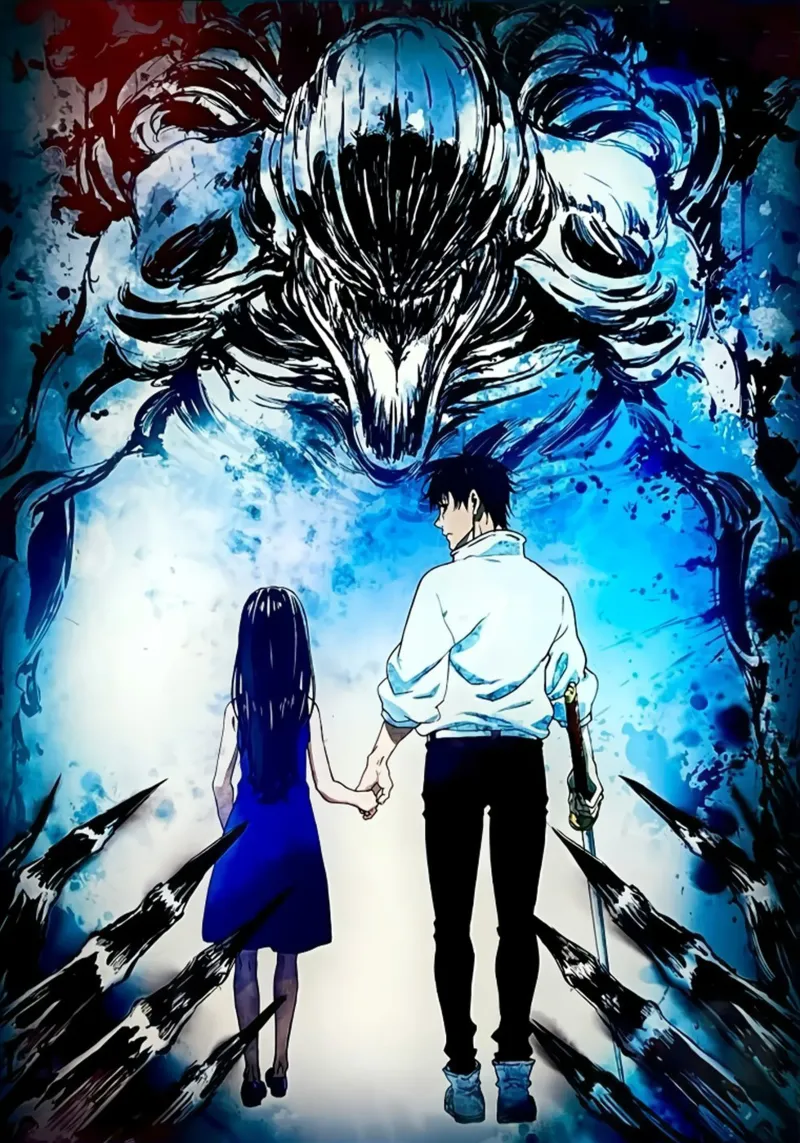 Yuta Okkotsu e Rika Jujutsu Kaisen carta hahnemühle da Steve shop