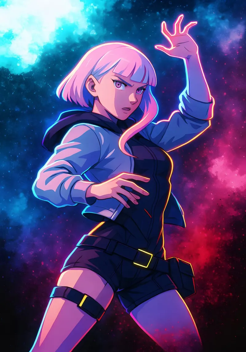 Soul Of Cyberpunk Edgerunners LUCY carta hahnemühle da DGSoulheroes