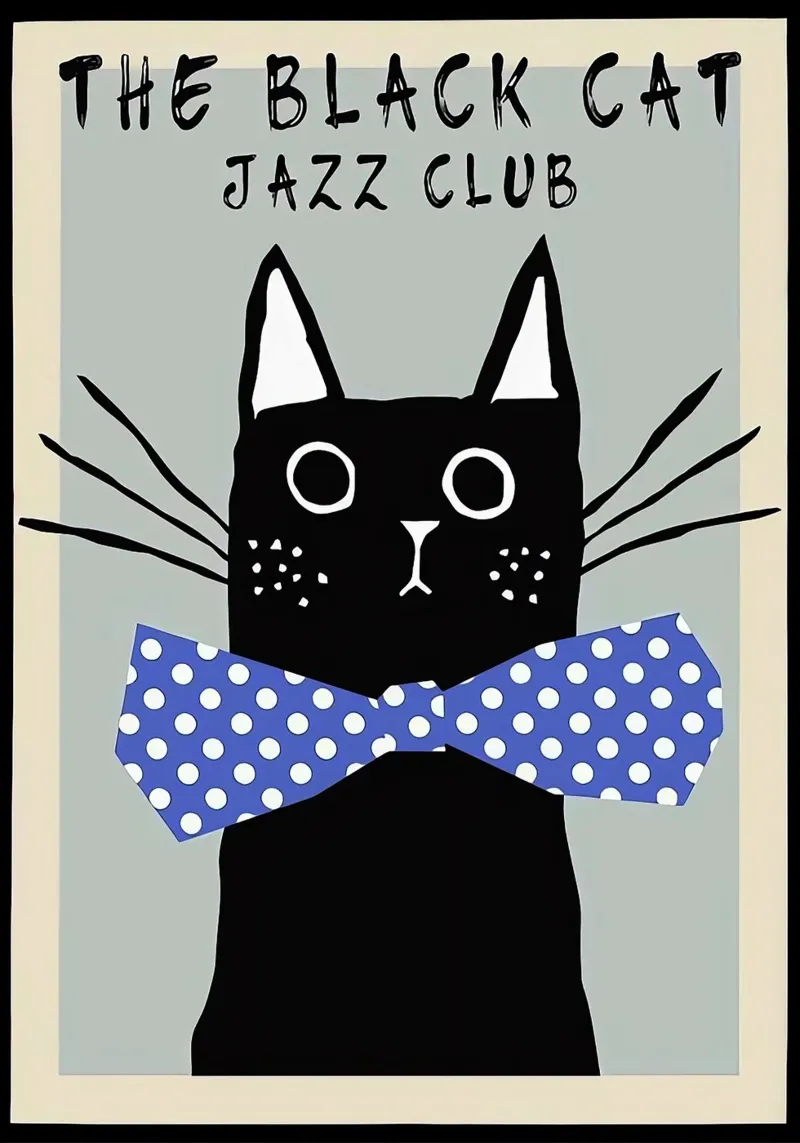 Il gatto nero poster da Arjun
