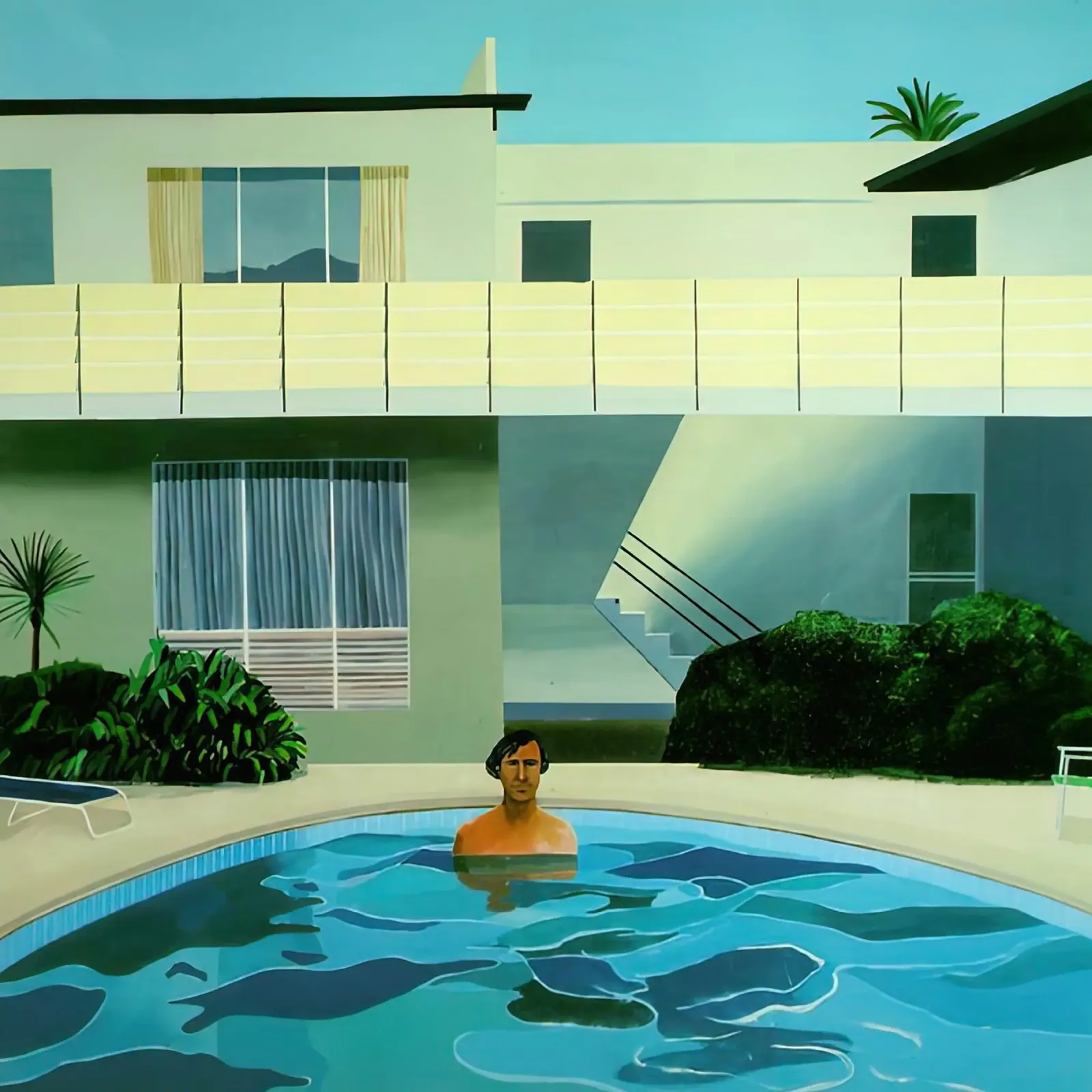 david hockney 29 alluminio dibond da LuppiLappi