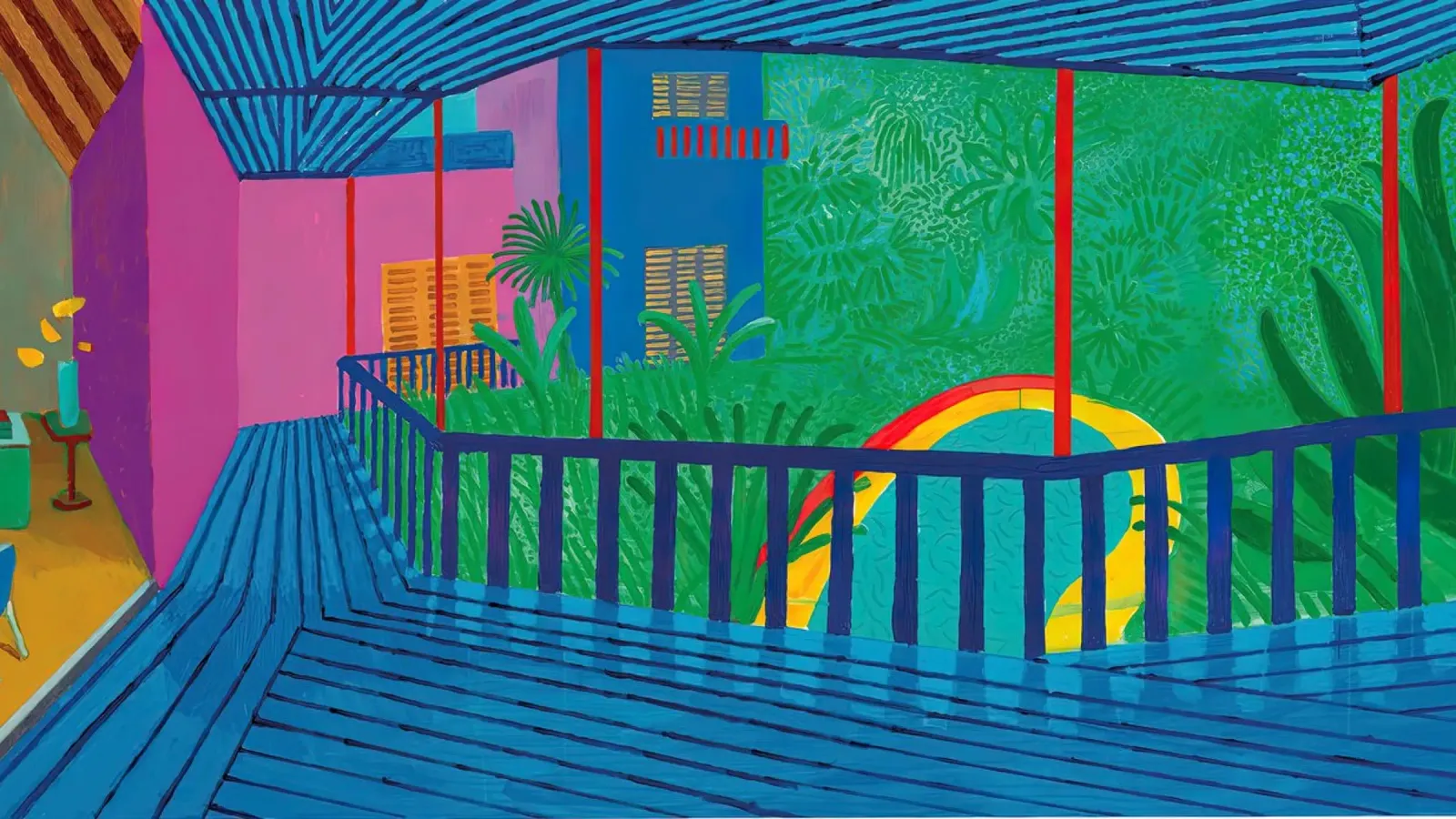 david hockney 32 alluminio dibond da LuppiLappi