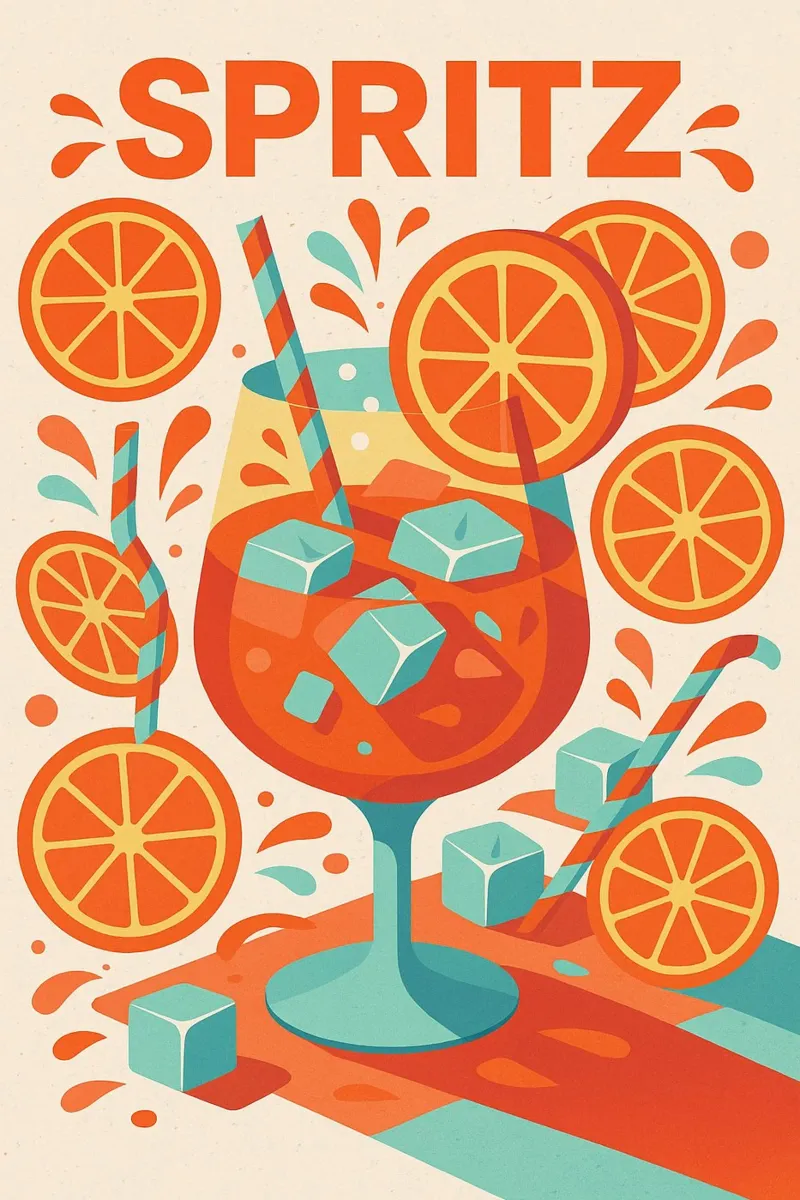 SPRITZ - The sparkling poster hahnemühle by Boissons - Affiches & posters - Retro